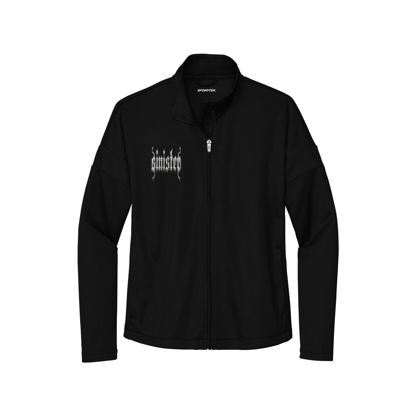 Sinister Womens Black Travel Full Zip Jacket