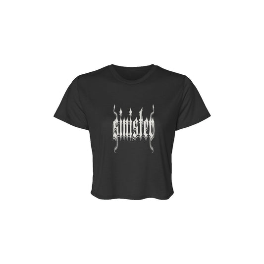 Sinister Women’s Flowy Cropped Tee