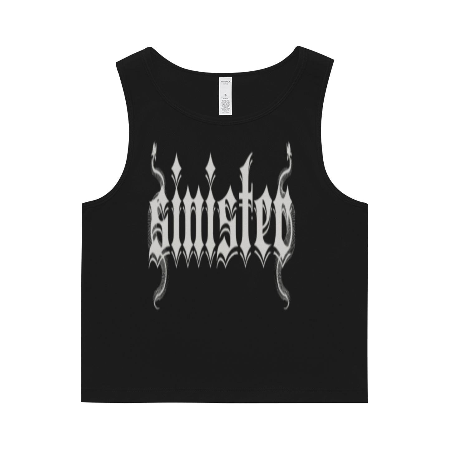 Sinister Womens Active Crop Tank