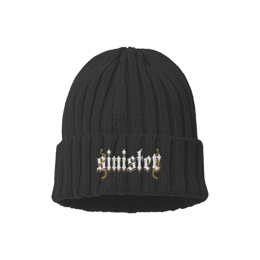 Sinister Sustainable Cable Knit Beanie Colors V1