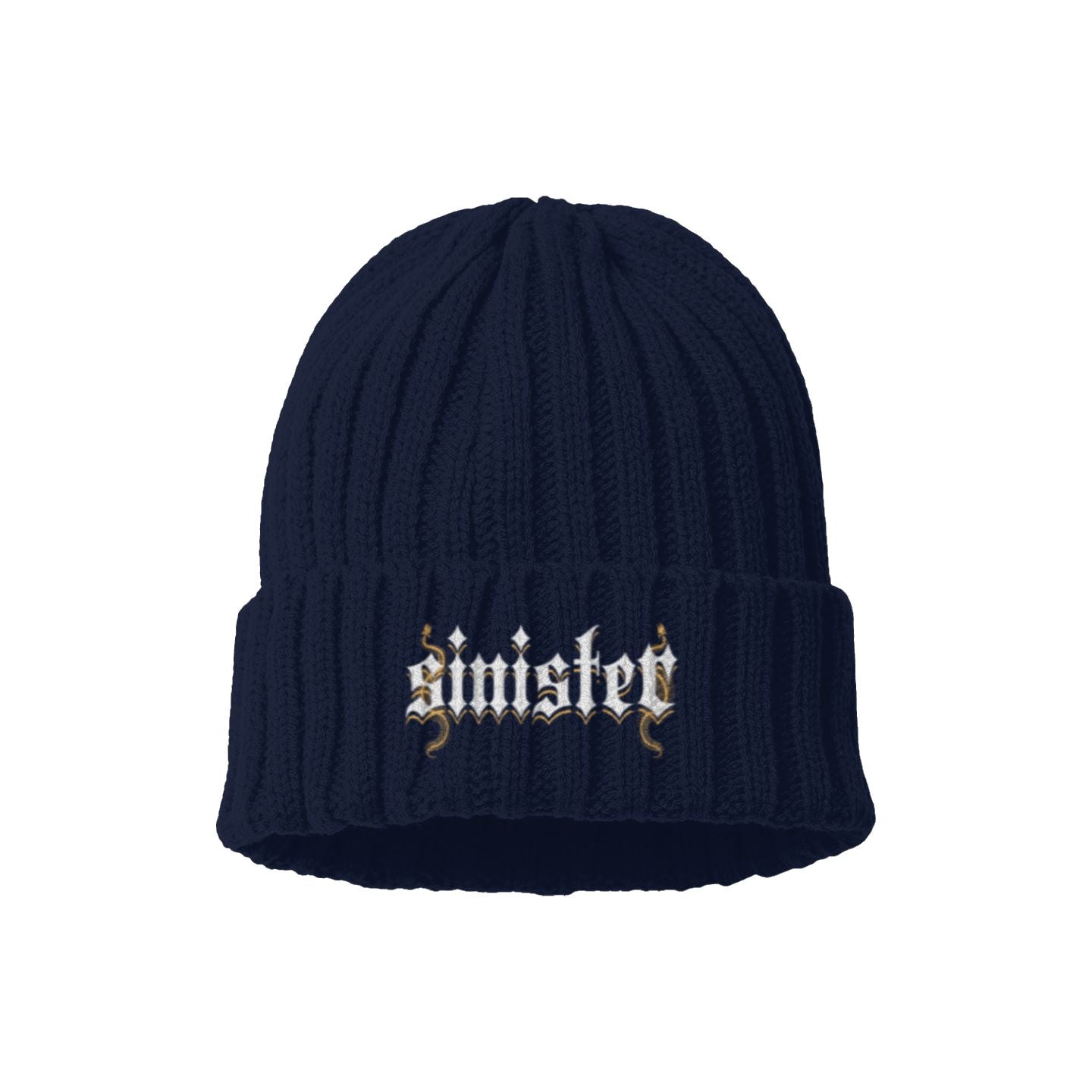 Sinister Sustainable Cable Knit Beanie Colors V1