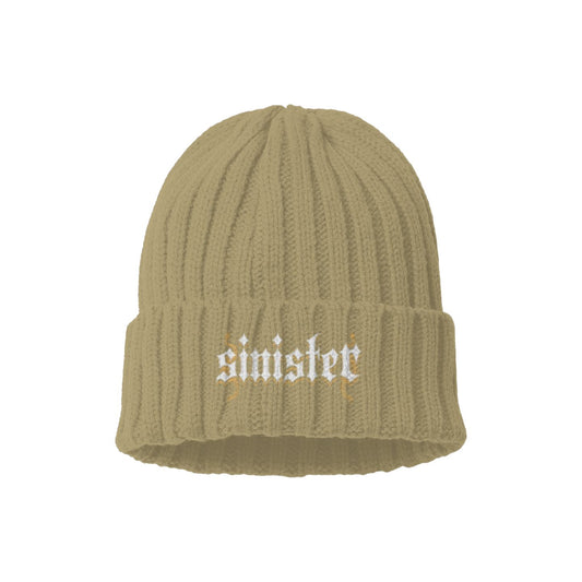 Sinister Sustainable Cable Knit Beanie Colors V2