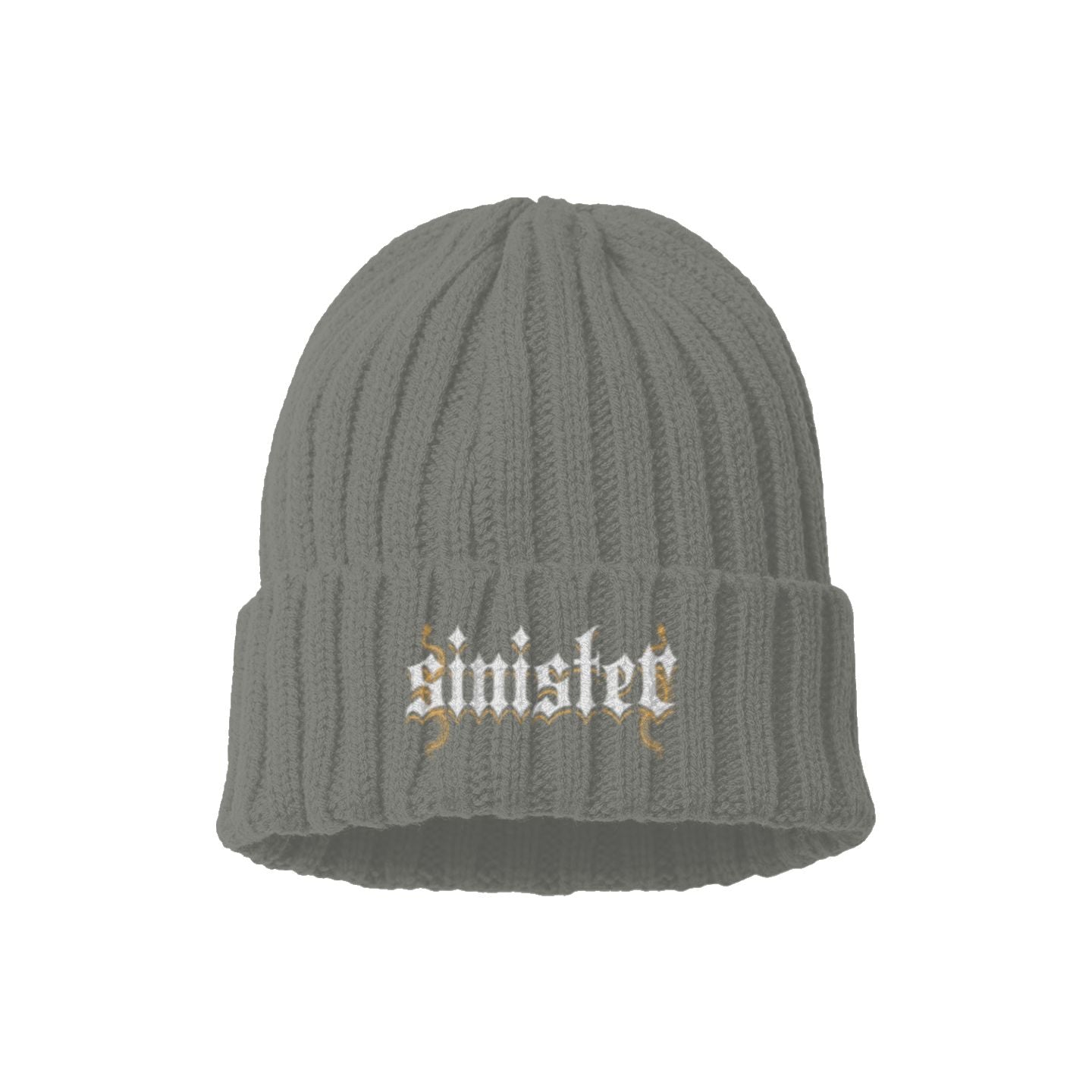 Sinister Sustainable Cable Knit Beanie Colors V3