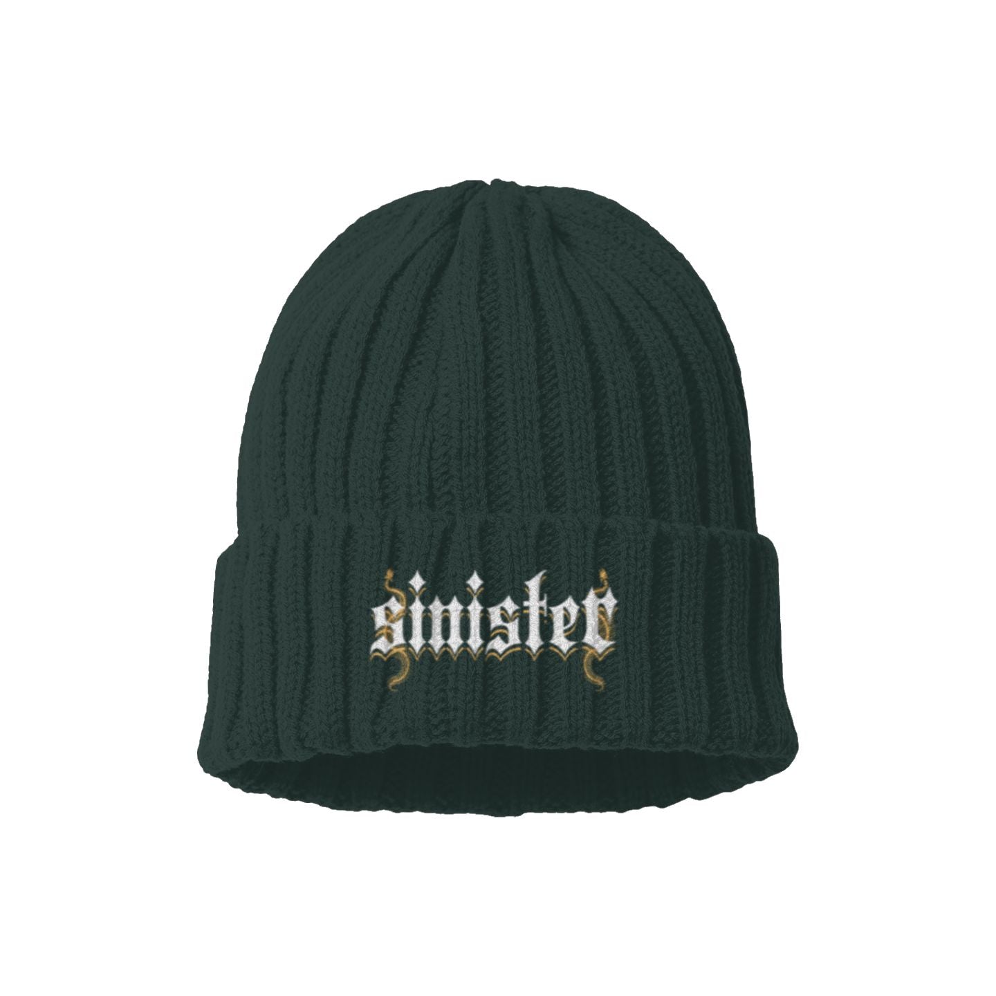Sinister Sustainable Cable Knit Beanie Colors V3