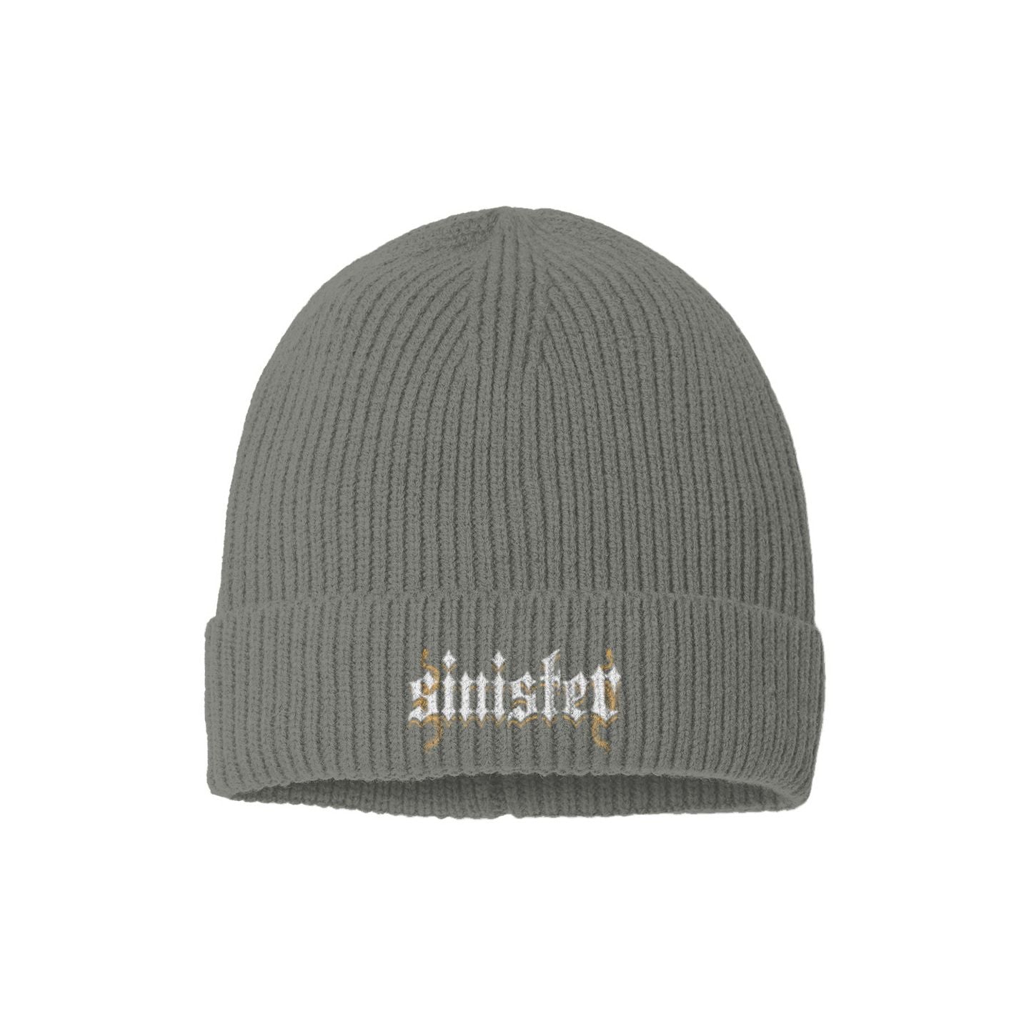 Sinister Sustainable Fine Rib Knit Beanie Colors V3