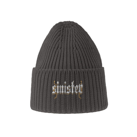 Sinister Sustainable Chunky Rib Knit Beanie Colors V2