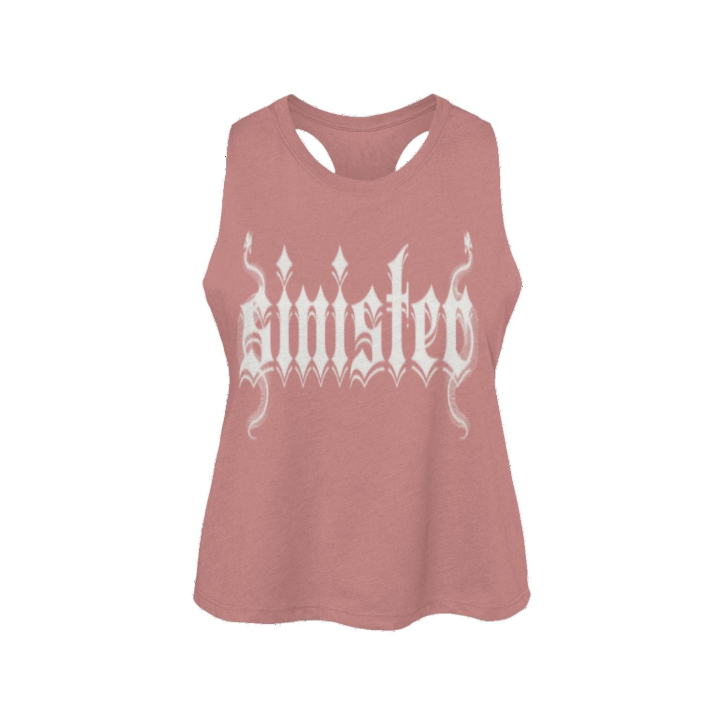Sinister Womens Clothing - Racerback Cropped Tank Colors V1