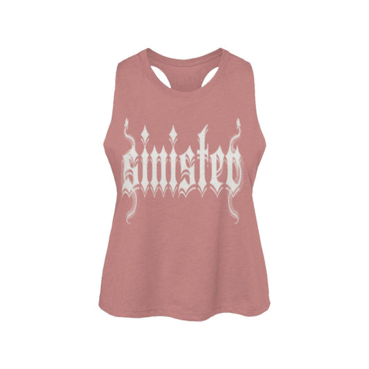 Sinister Womens Clothing - Racerback Cropped Tank Colors V1