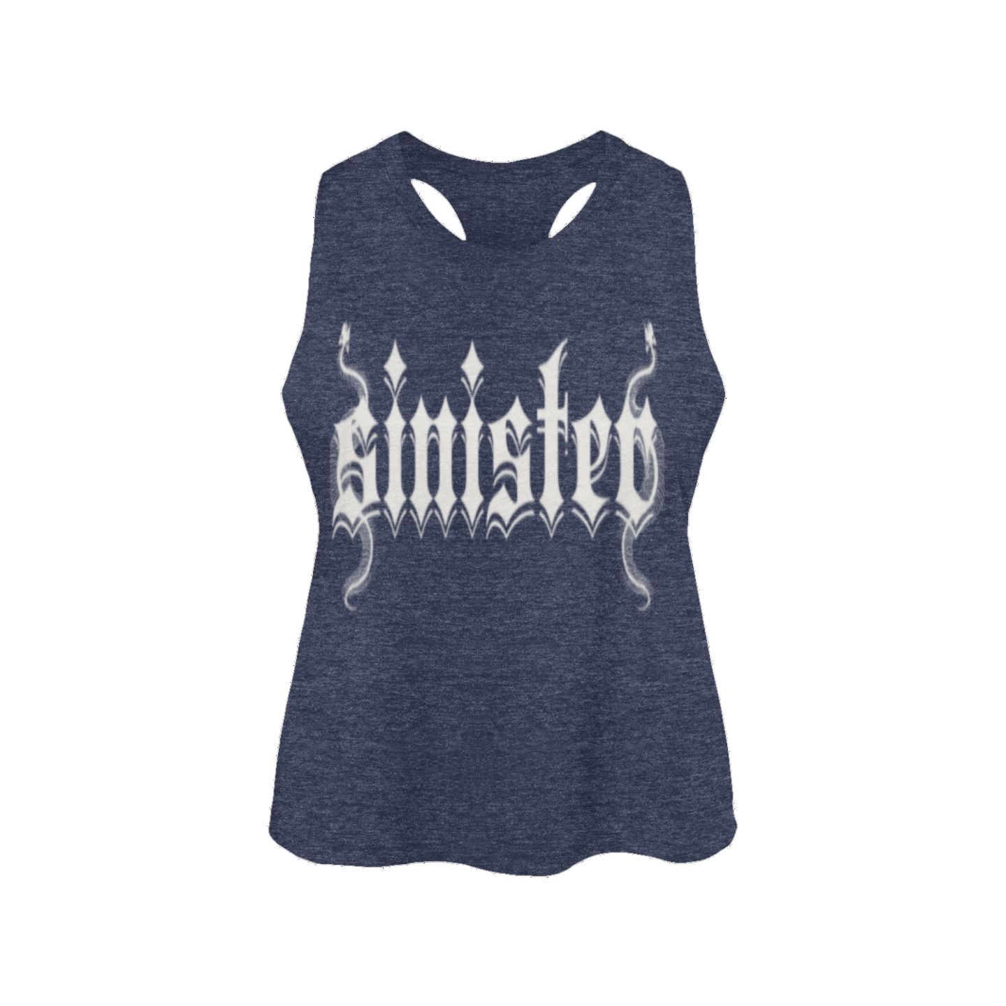 Sinister Womens Clothing - Racerback Cropped Tank Colors V1