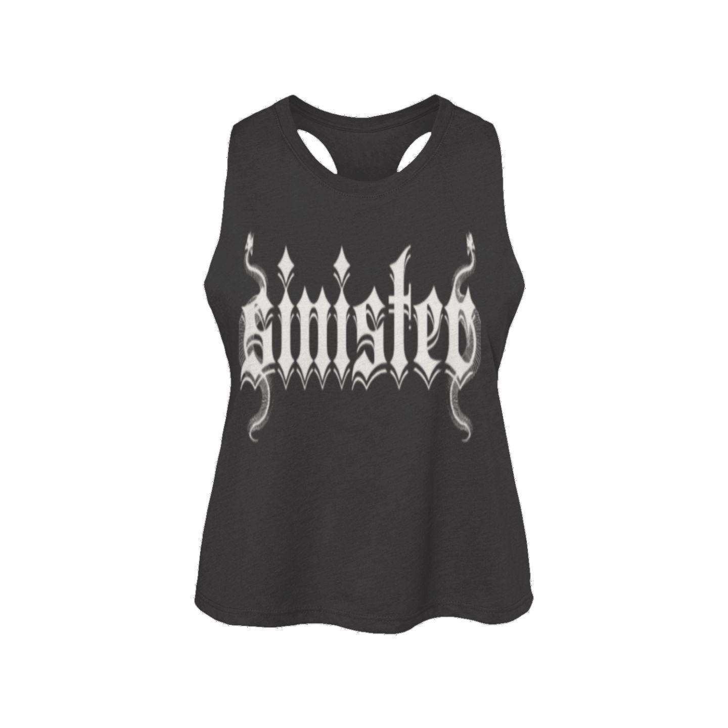 Sinister Womens Clothing - Racerback Cropped Tank Colors V2