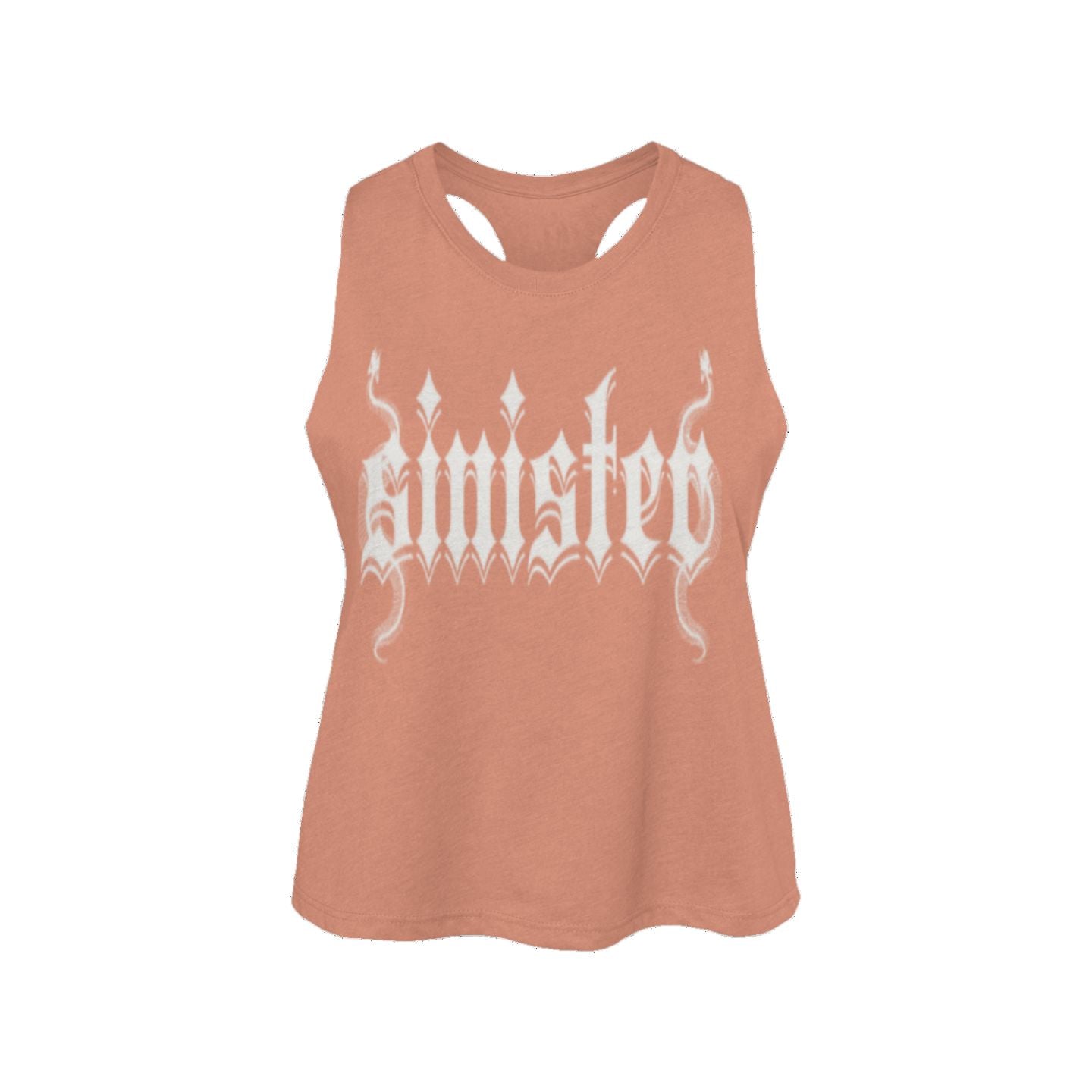 Sinister Womens Clothing - Racerback Cropped Tank Colors V2