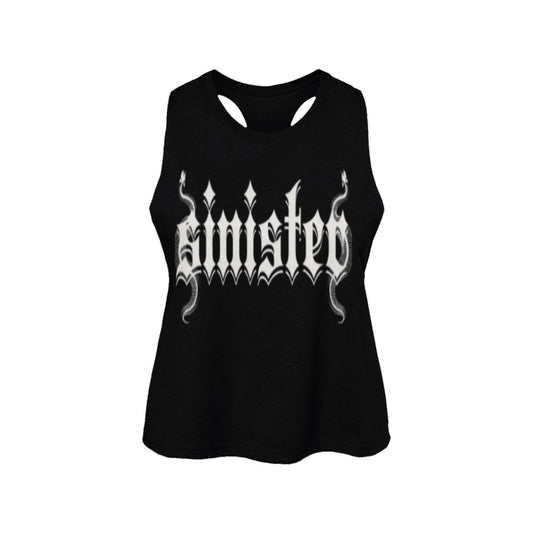 Sinister Womens Clothing - Racerback Cropped Tank Colors V3