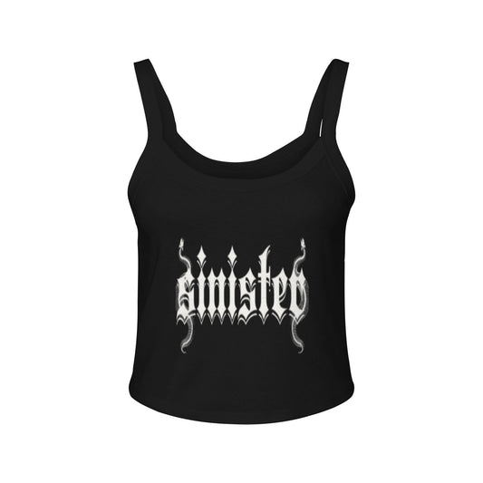 Sinister Womens Clothing - Micro Rib Spaghetti Strap Tank