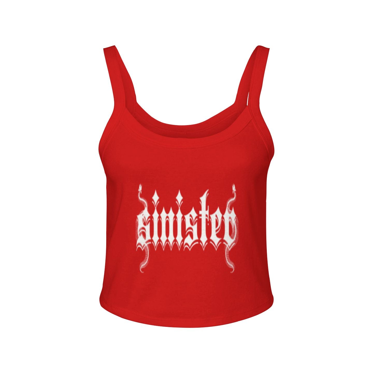 Sinister Womens Clothing - Micro Rib Spaghetti Strap Tank