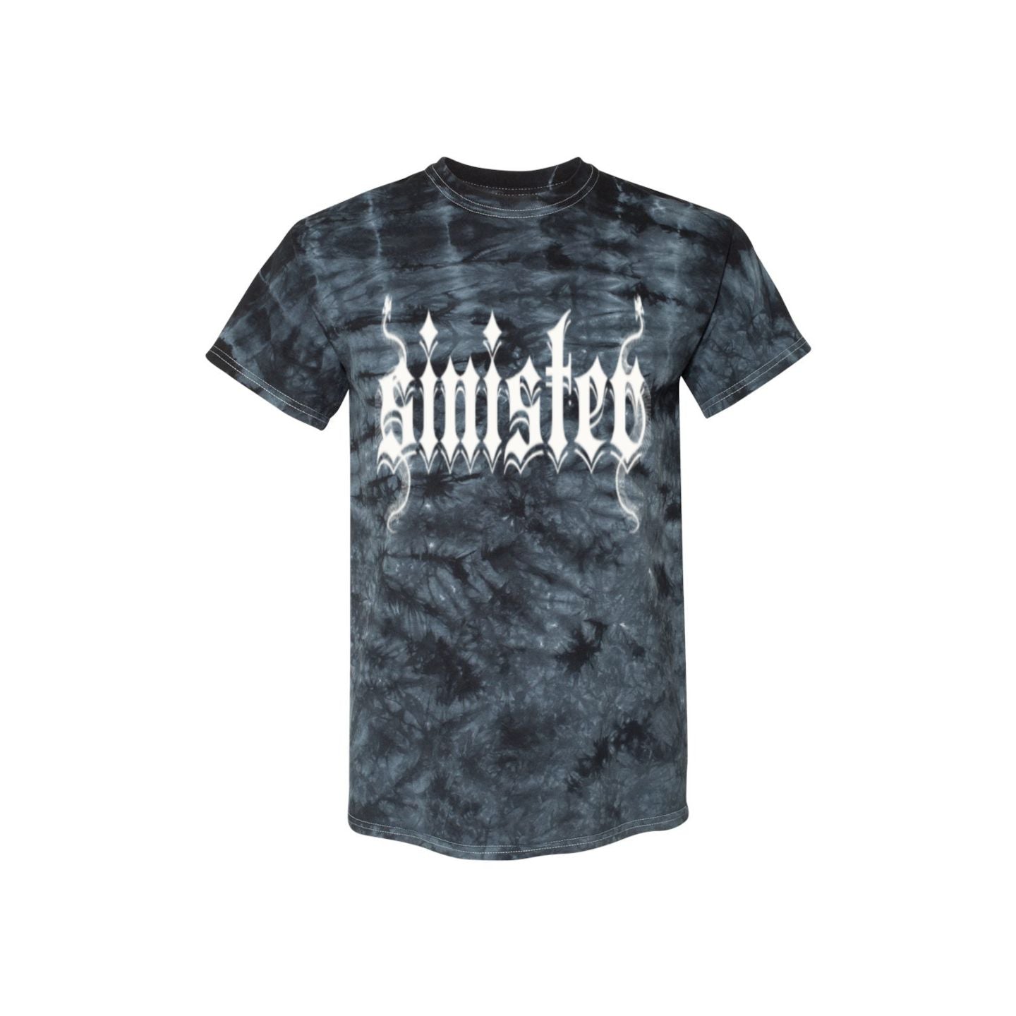 Sinister Mens Clothing - Black Crystal Tie-Dye Tee