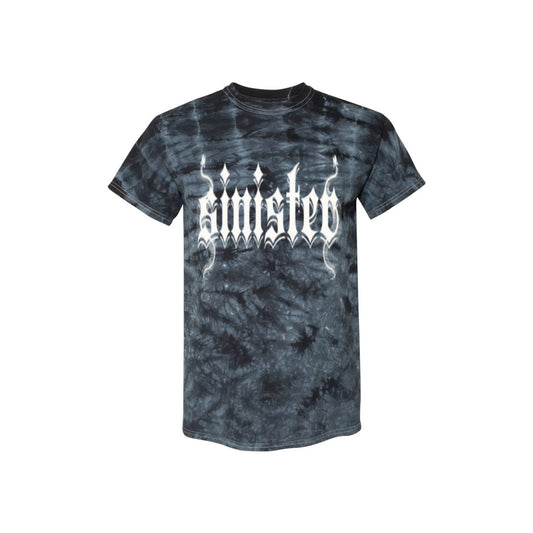 Sinister Mens Clothing - Black Crystal Tie-Dye Tee