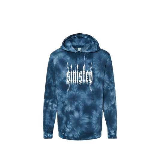 Sinister Male Clothing - Tie Dye Navy Hoodie