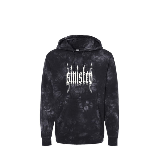 Sinister Male Clothing - Tie Dye Black Hoodie