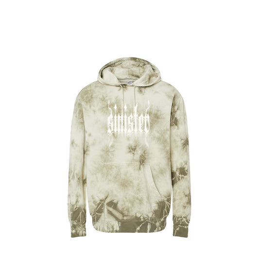 Sinister Male Clothing - Tie Dye Olive Hoodie