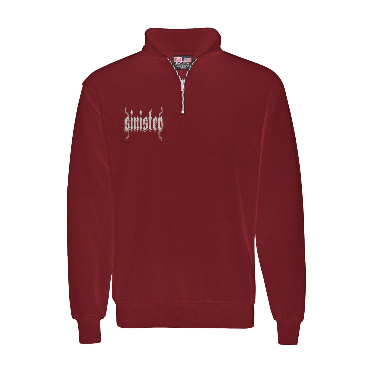Sinister Mens Clothing - Quarter Zip Pullover Colors V2