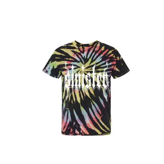 Sinister Mens Clothing - Multi-Color Spiral Tie-Dyed T-Shirt Colors V1
