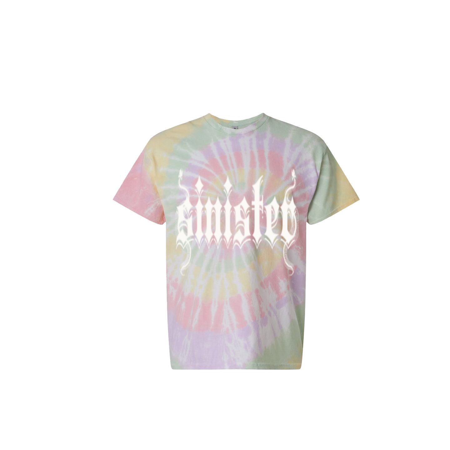 Sinister Mens Clothing - Multi-Color Spiral Tie-Dyed T-Shirt Colors V3