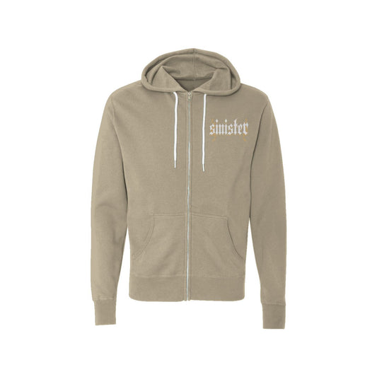 Sinister Unisex Clothing - Lightweight Full-Zip Hoodie Colors V1