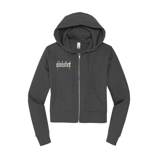 Sinister Womens Clothing - District Womens Zip Hoodie Colors V1