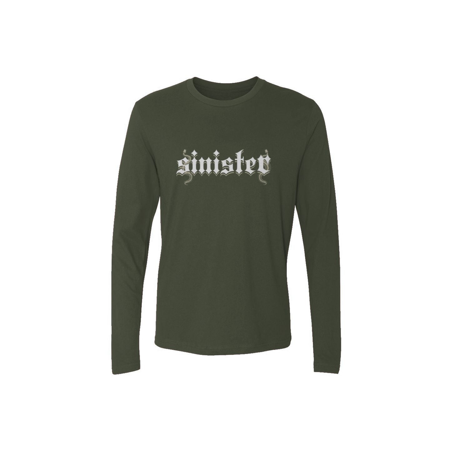 Sinister Mens Clothing - Cotton Long Sleeve Crew Colors V1