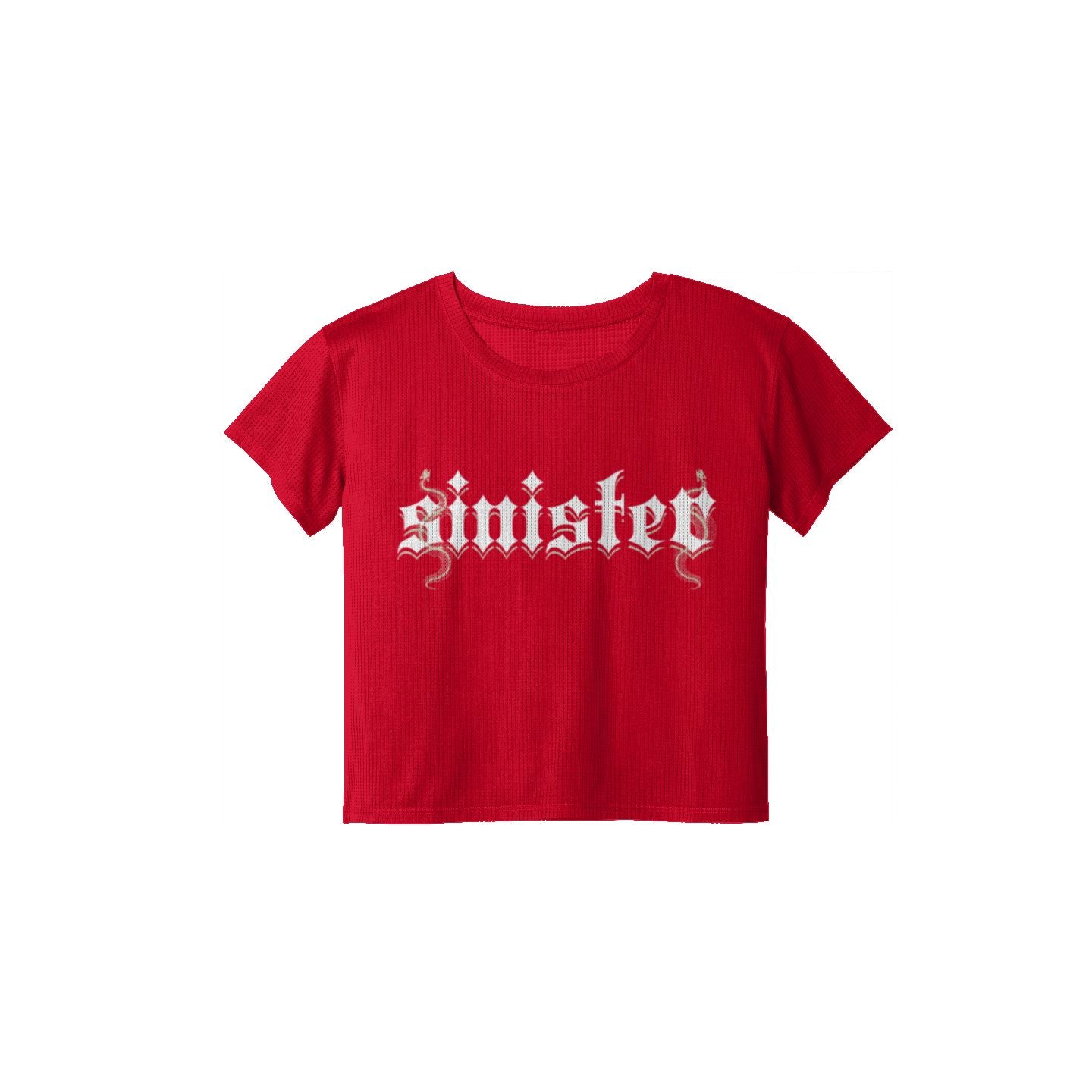 Sinister Womens Clothing - Draft Crop Tee Colors V2