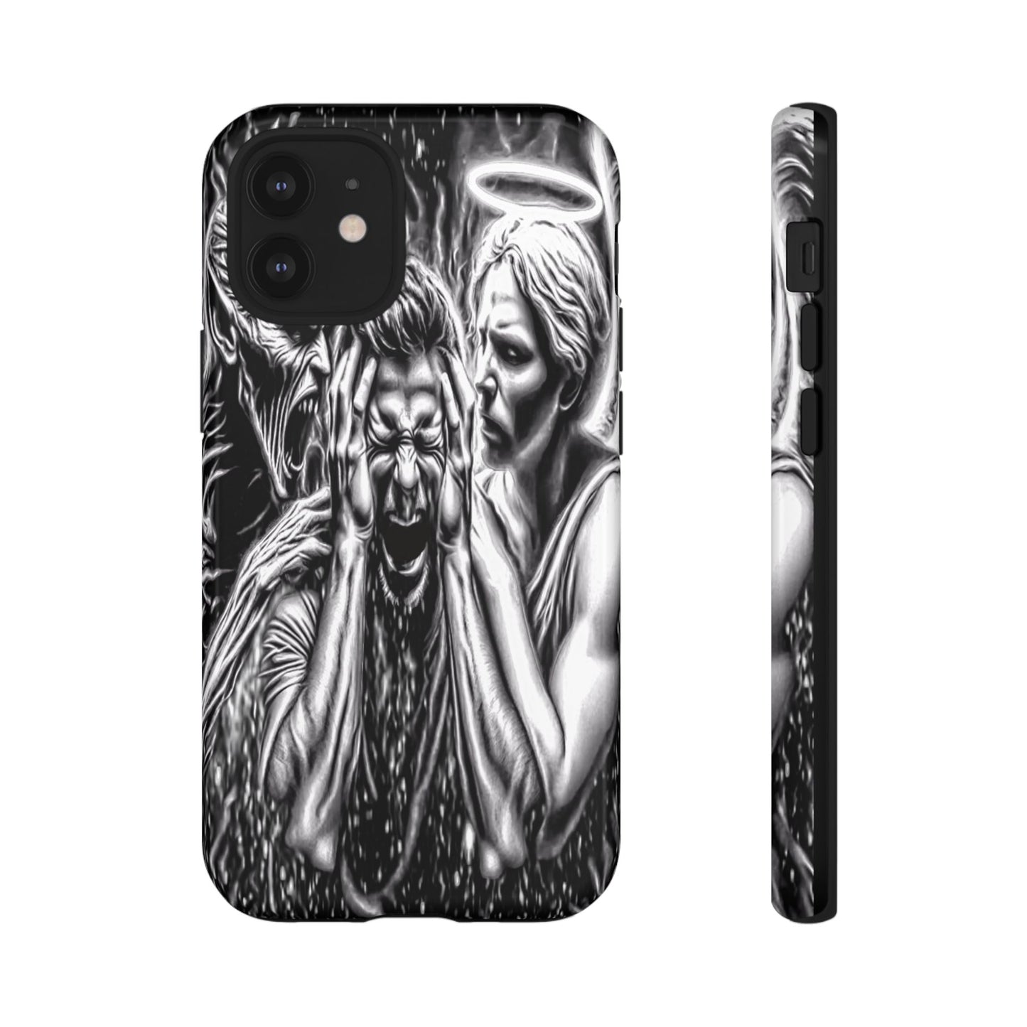 Good Vs Evil Tough Phone Case