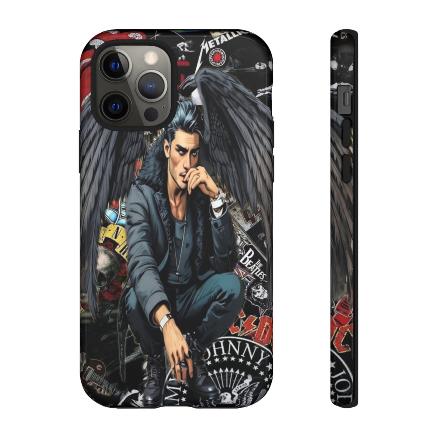 Male Music Angel Tough Phone Case