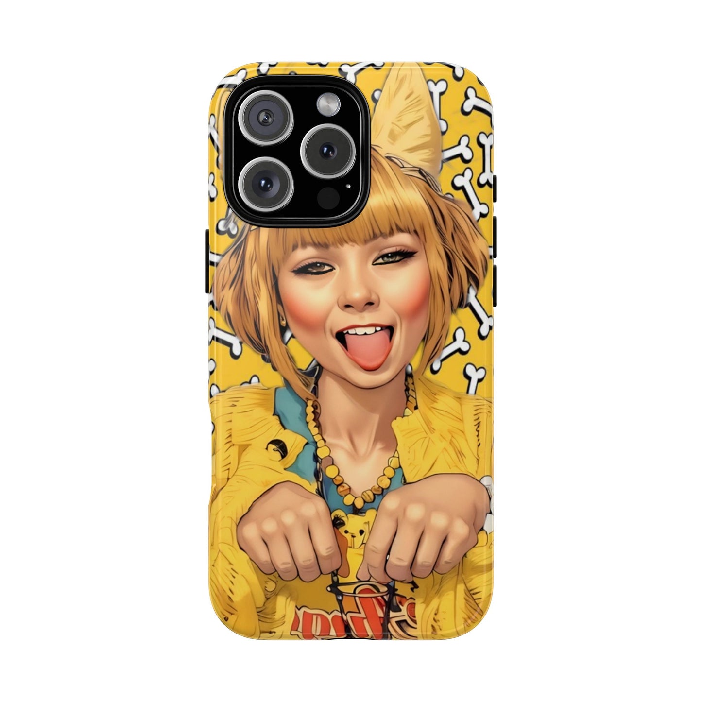 Begging Puppy Girl Tough Phone Case