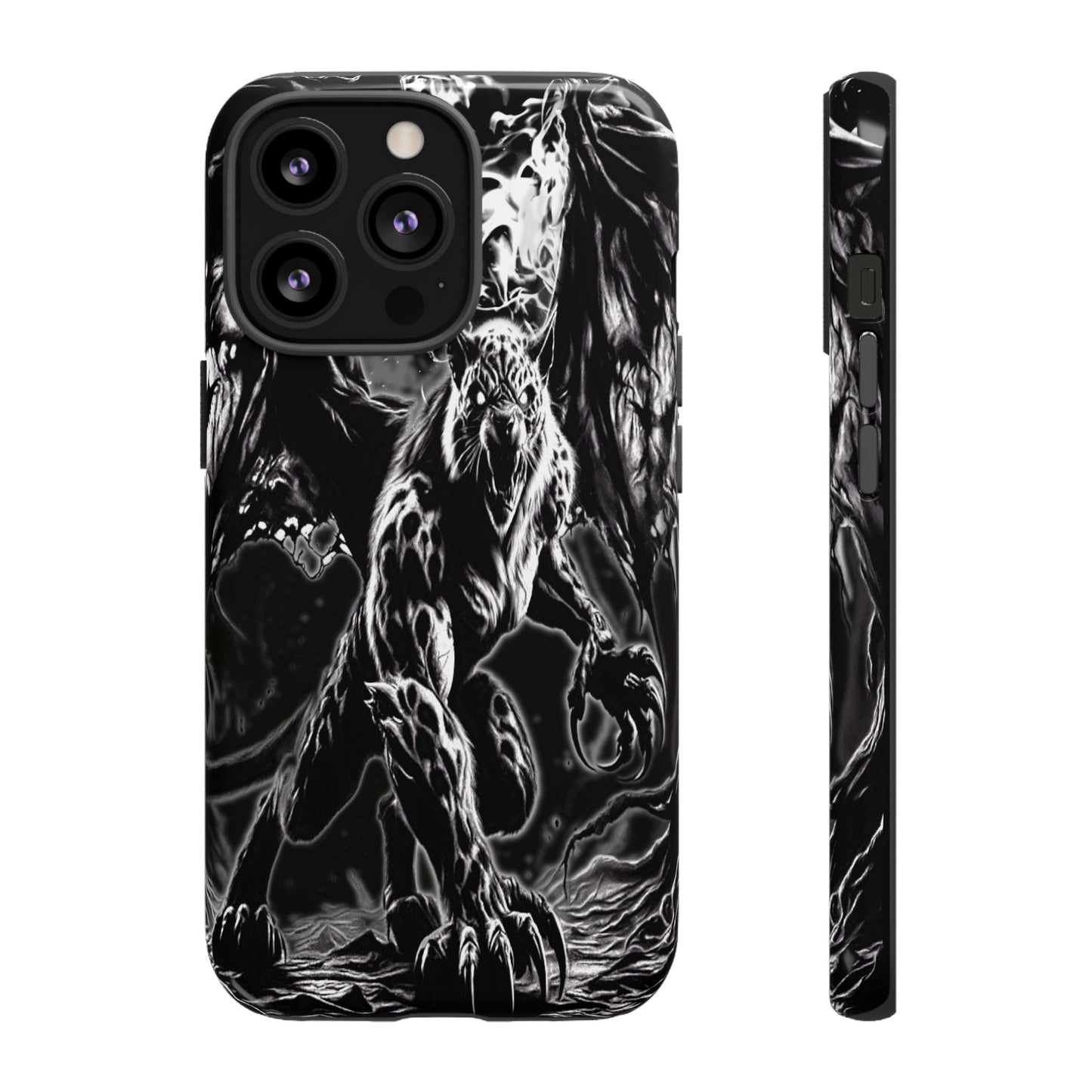 Winged Tiger Tough Phone Case