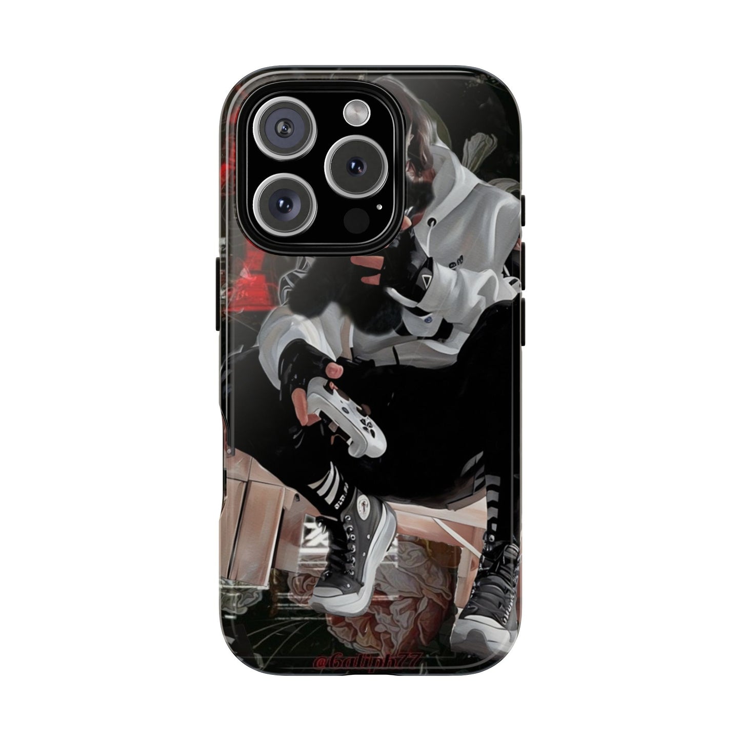 Behold The Gamer Teddy Tough Phone Case