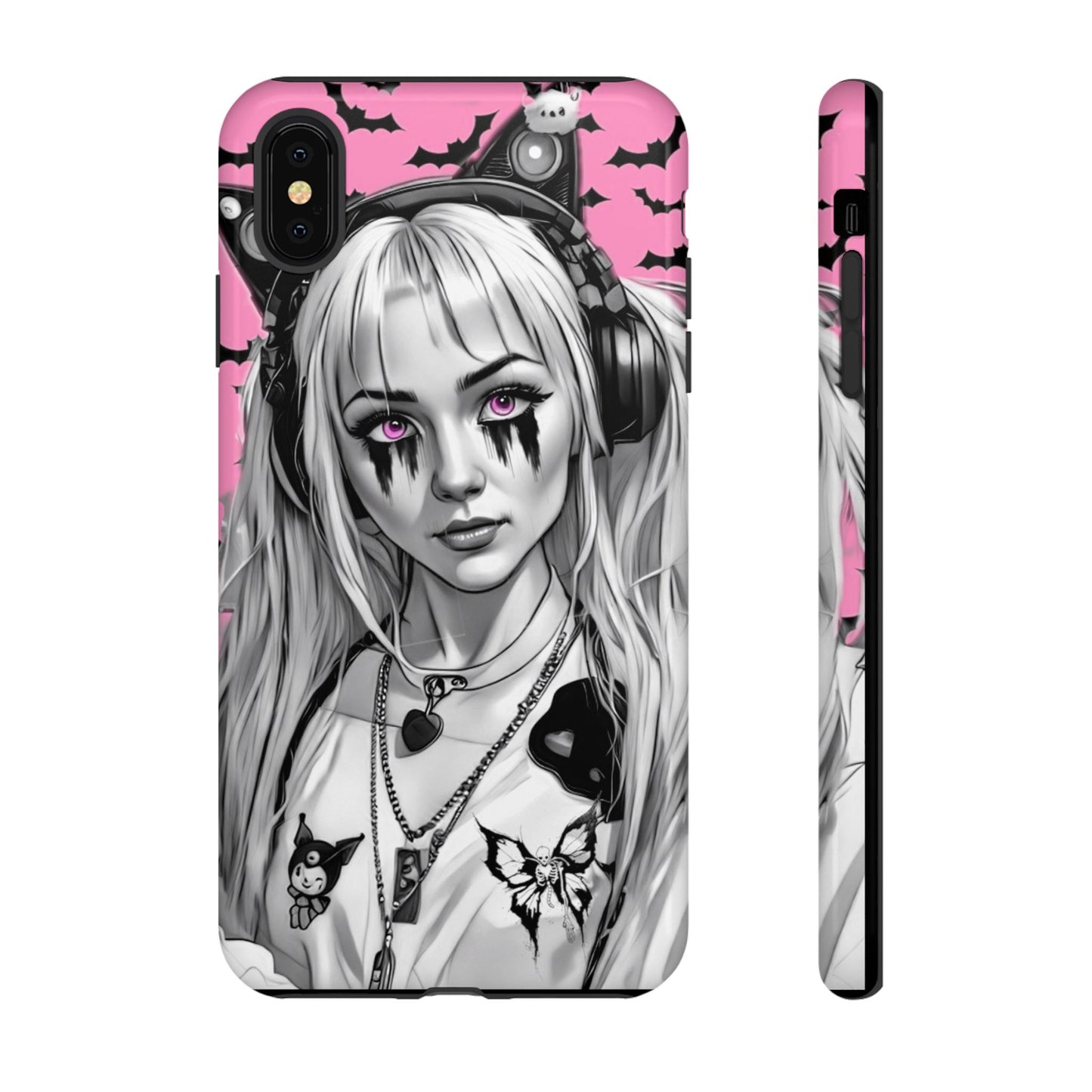 Gothic Kitty Tough Phone Case