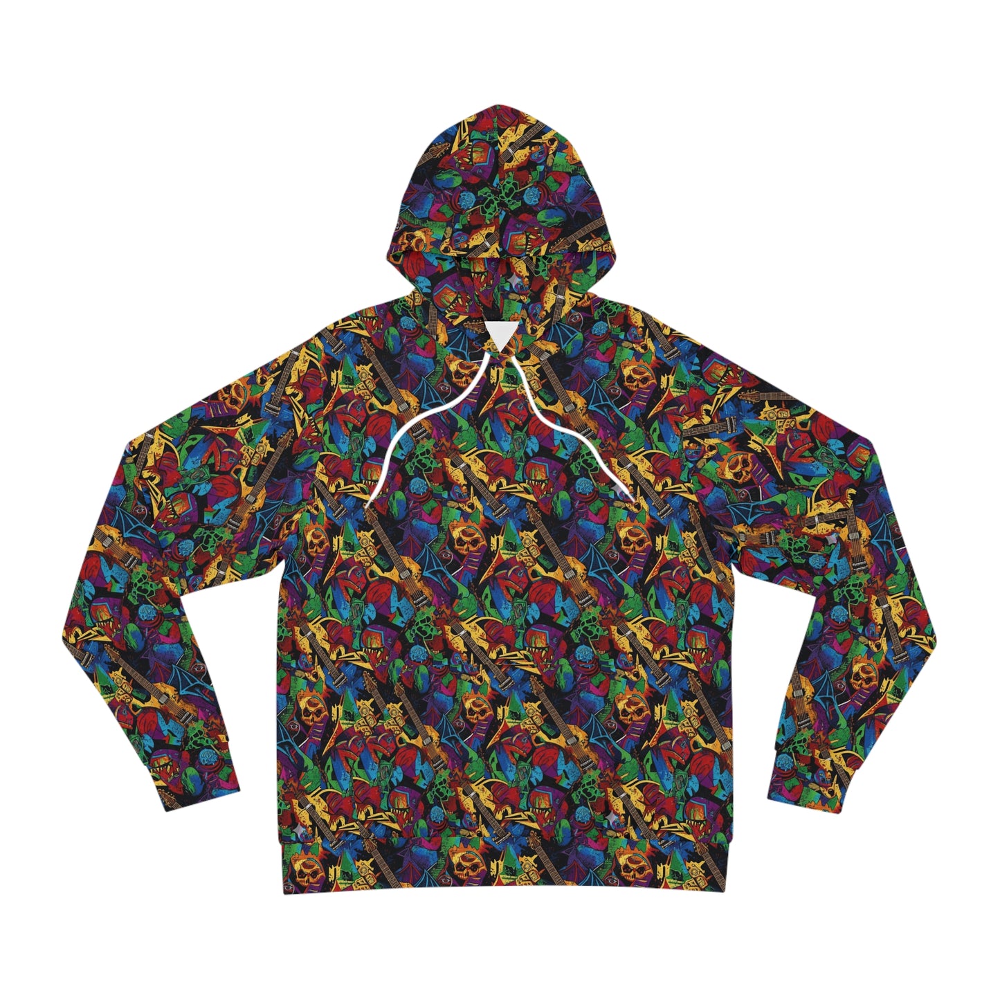 Psychedelic Skull Street Art Hoodie
