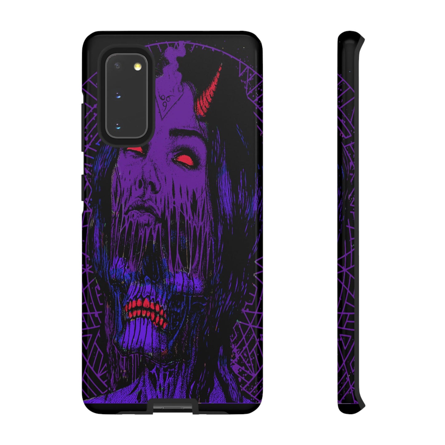 Melting Devil Girl Face Tough Phone Case