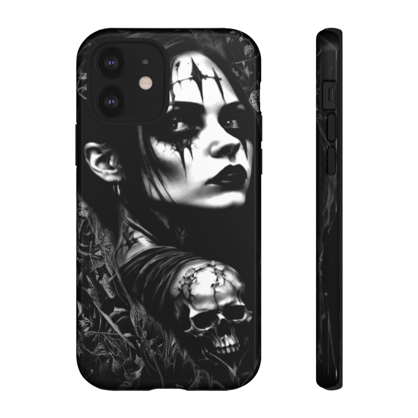 Mysterious Goth Girl Tough Phone Case