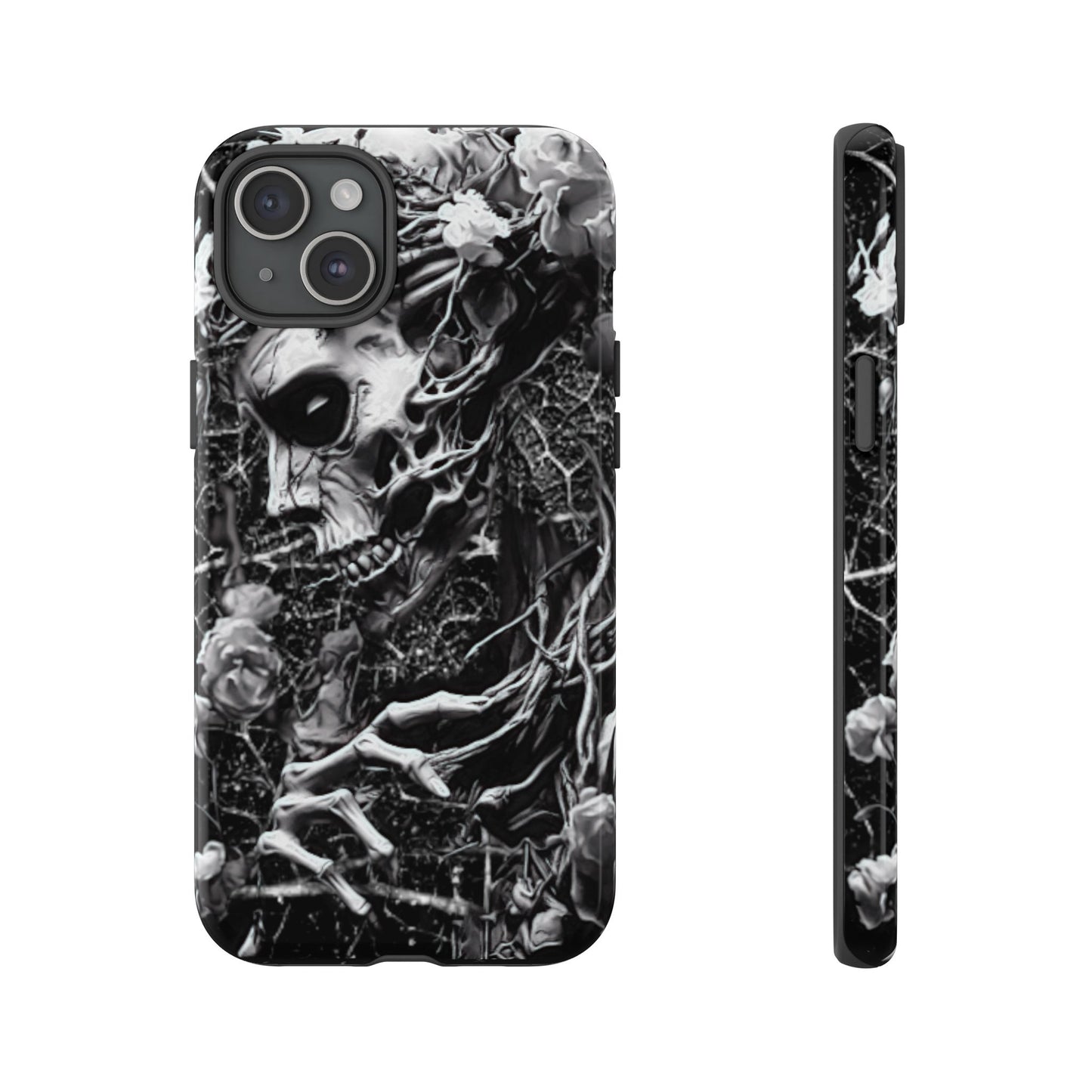 Vines Skull Face Tough Phone Case