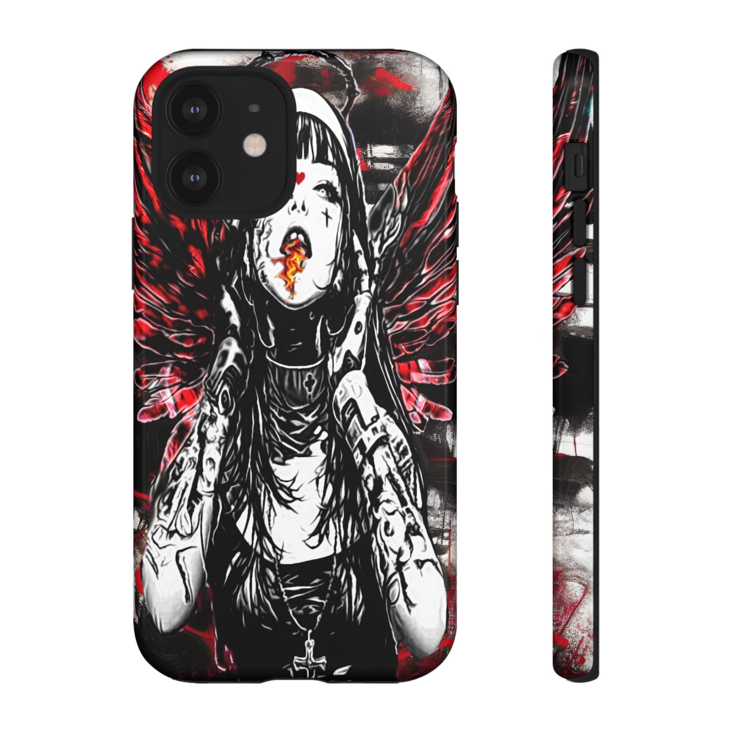 Naughty Angel Nun Tough Phone Case