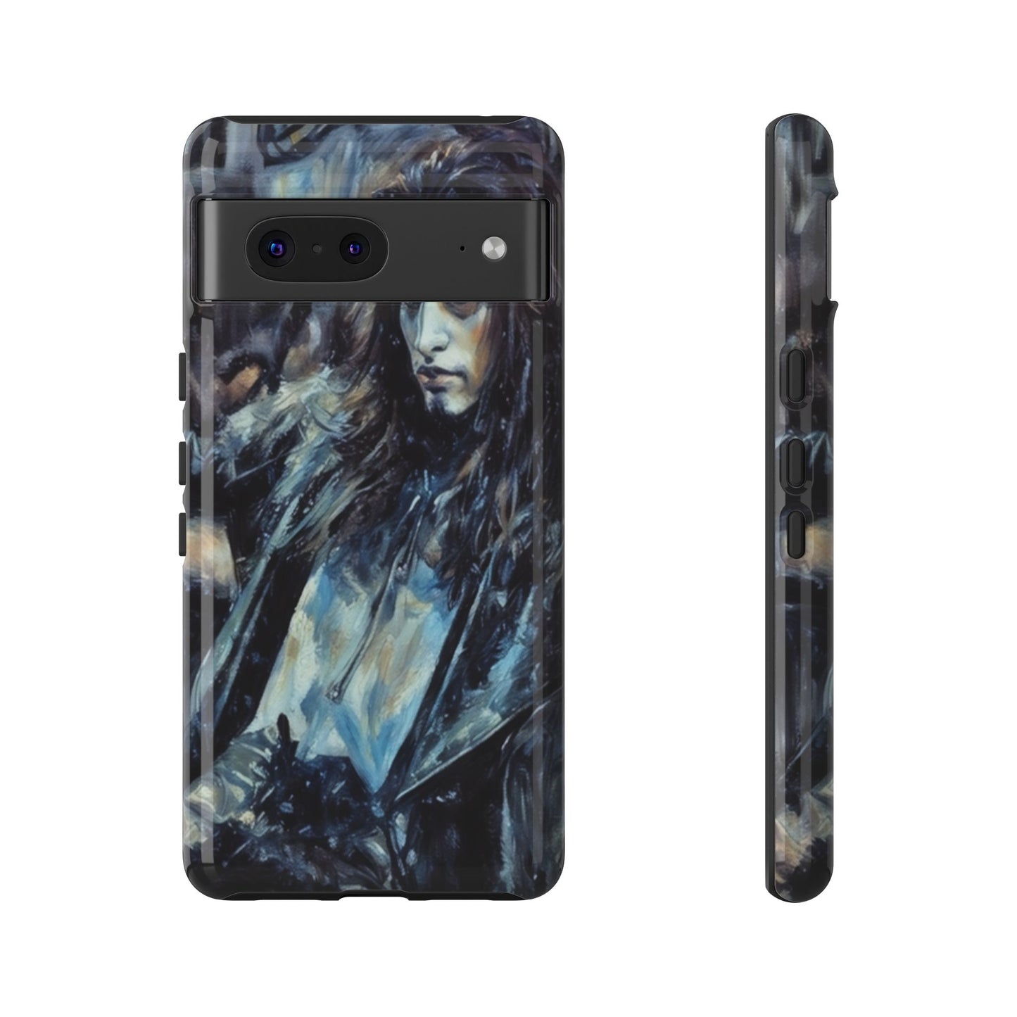 Enigmatic Goth Man Tough Phone Case