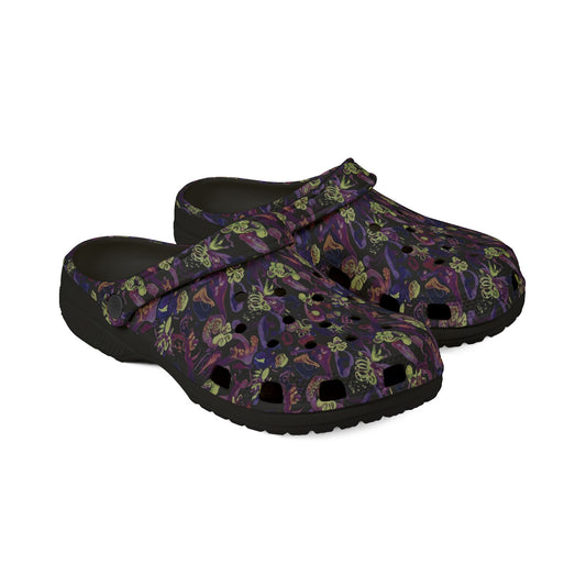 Violet Trauma Clogs