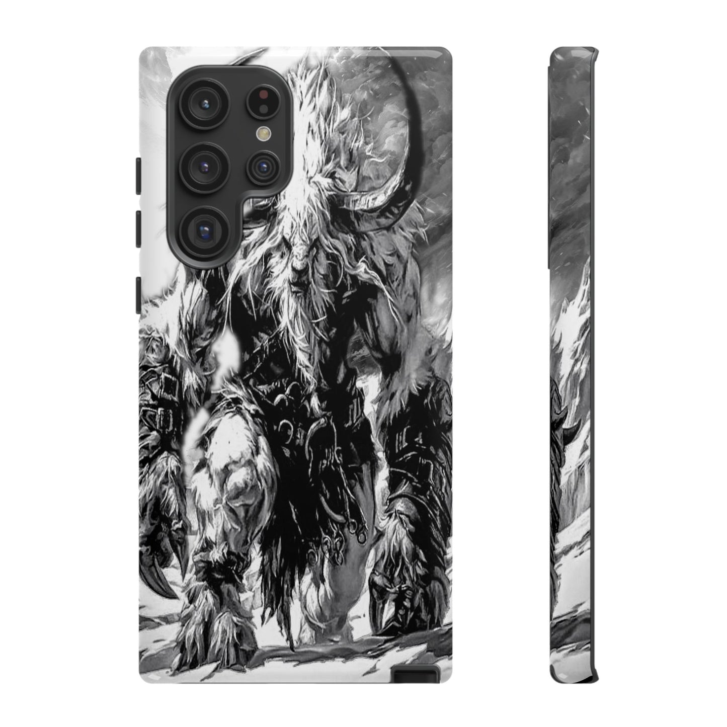 Snow Mountain Creature Tough Phone Case