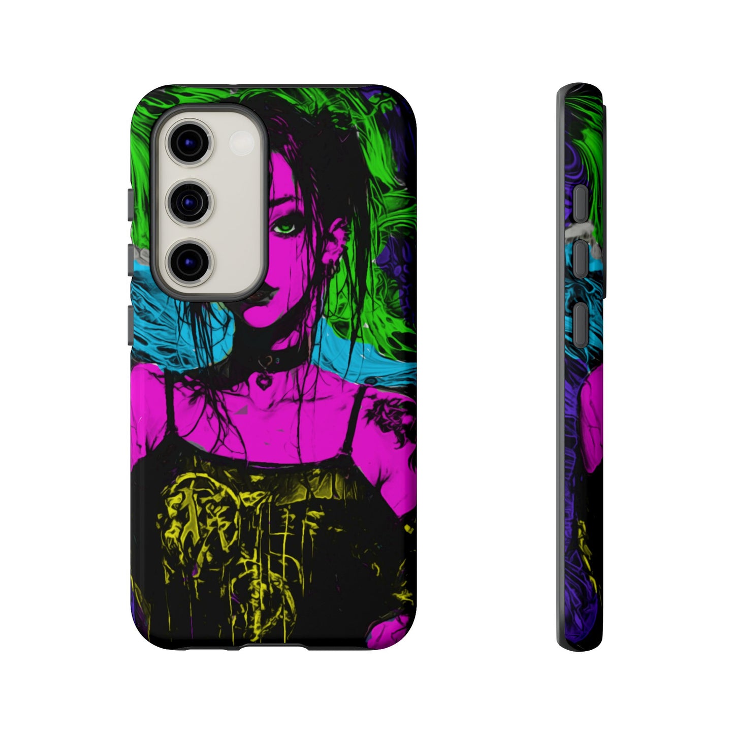 Smoking Girl Tough Phone Case