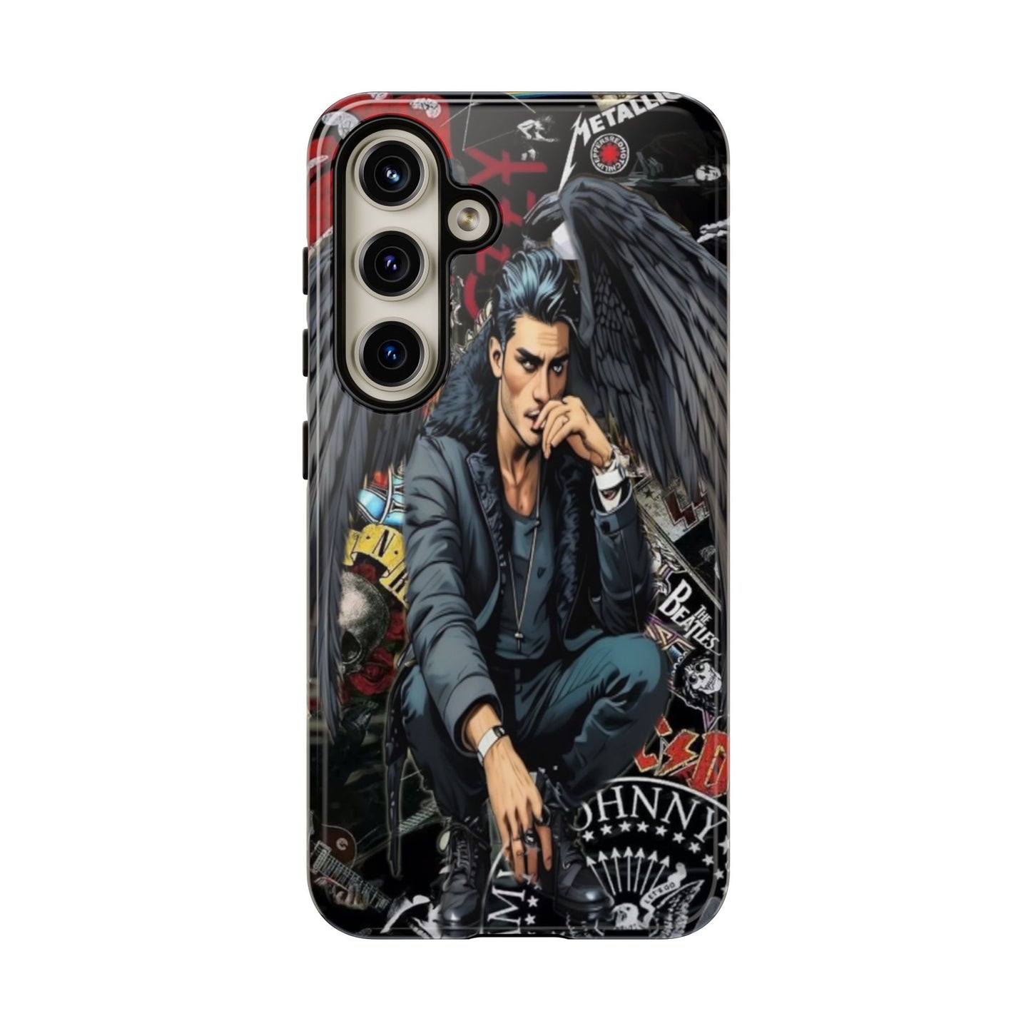 Male Music Angel Tough Phone Case