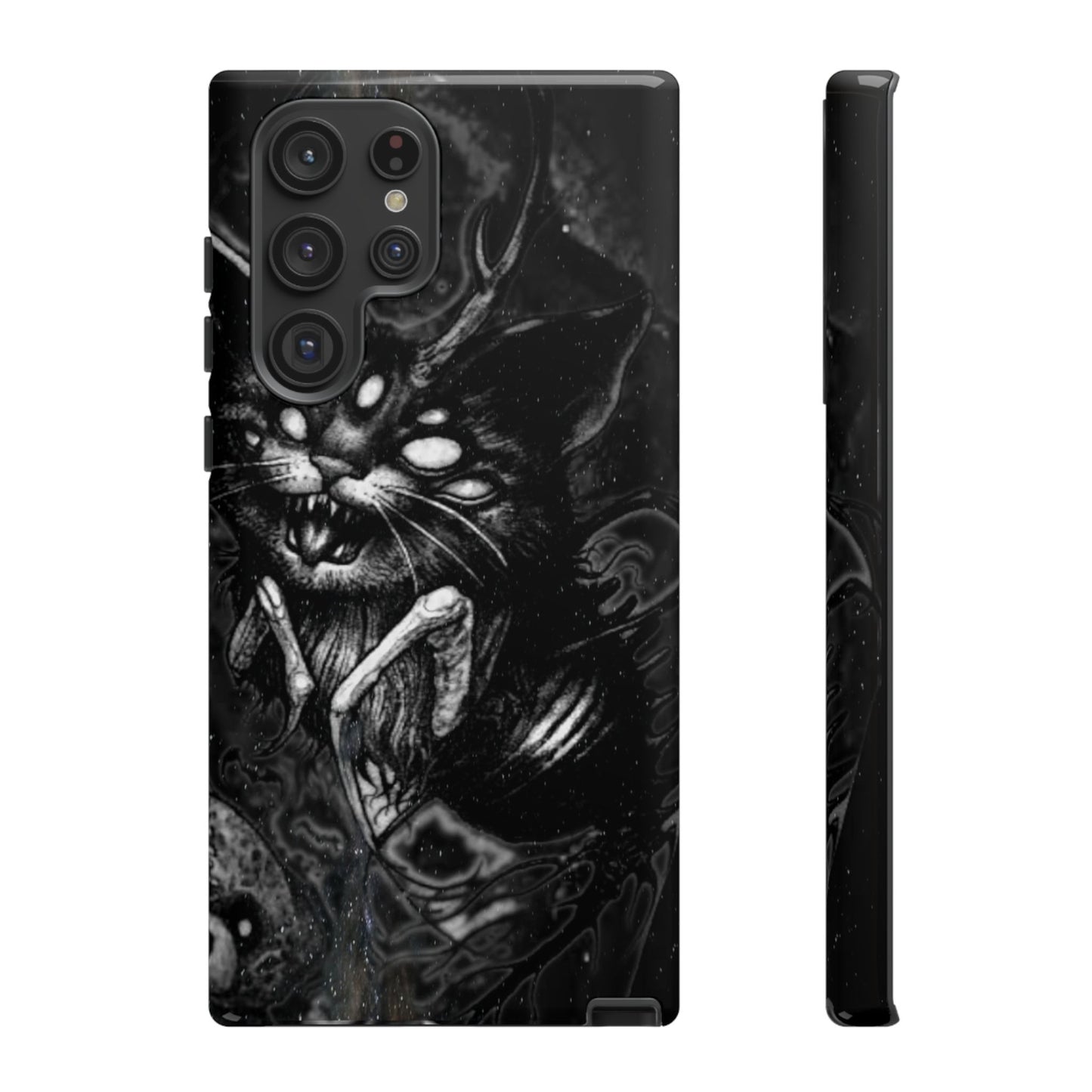 Scarey Cat Creature Tough Phone Case