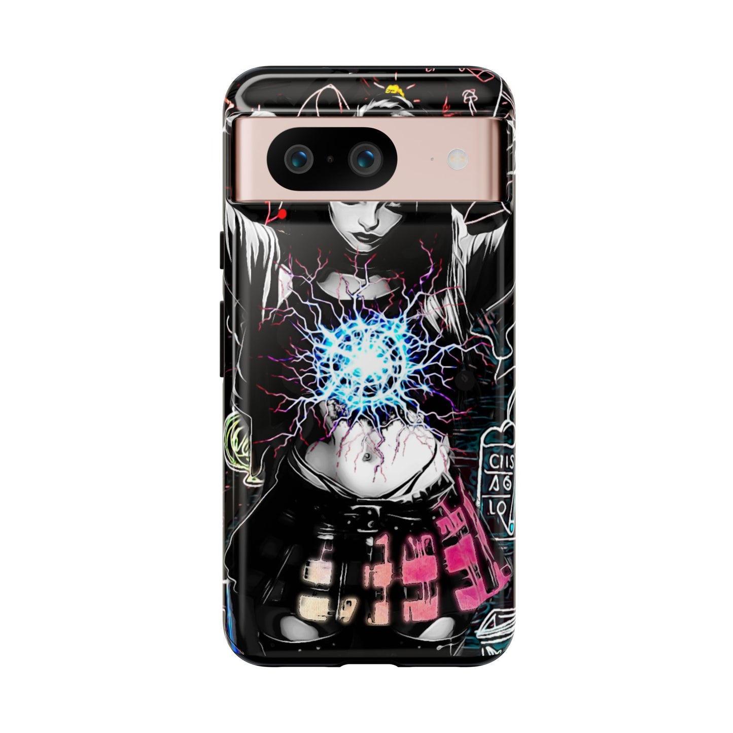 School Girl Lightning Orb Tough Phone Case