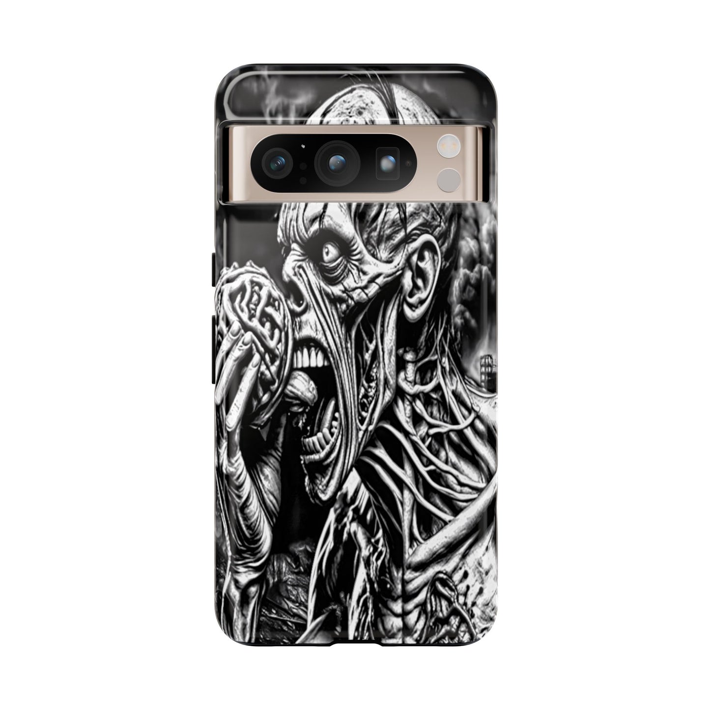 Zombie Eating Brains Tough Phone Case