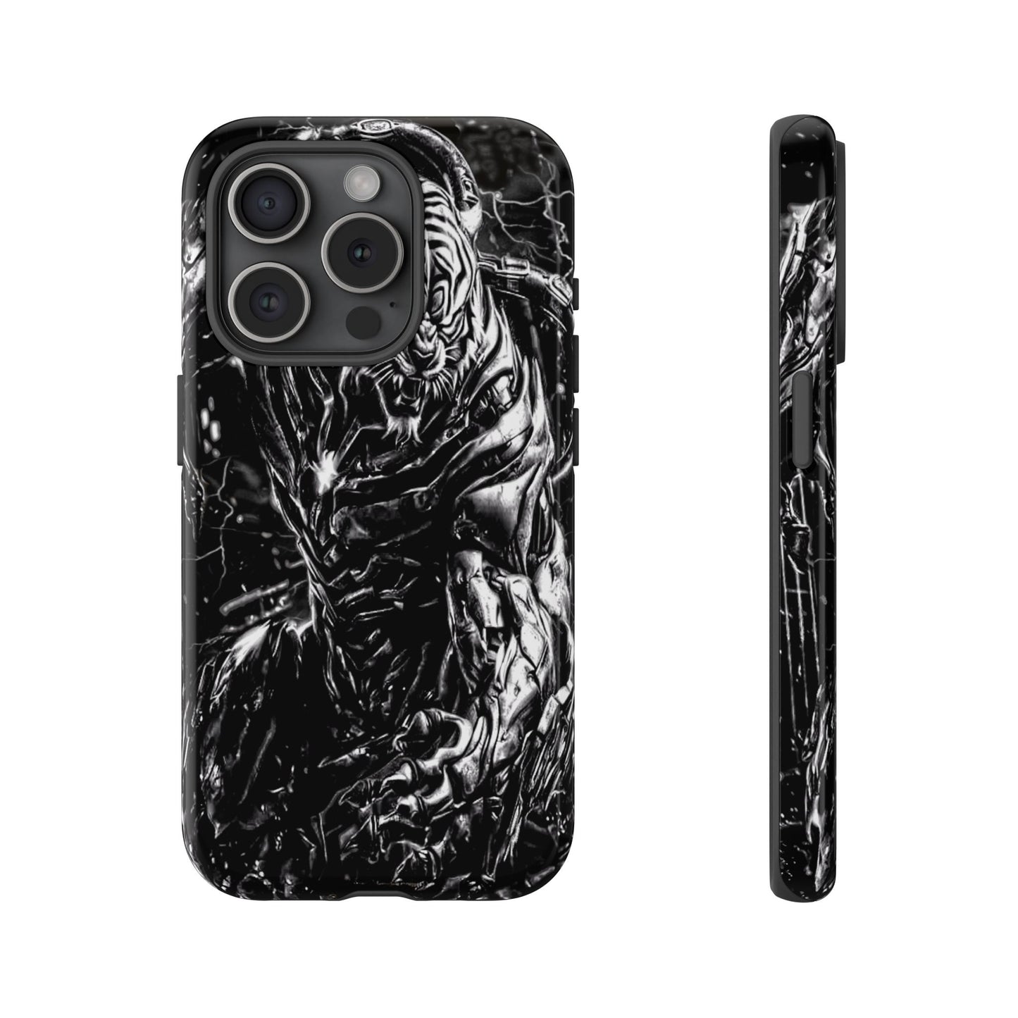 Cyborg Tiger Tough Phone Case